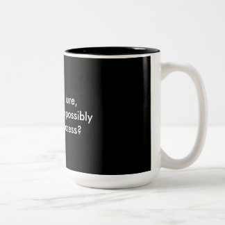 Falha, peça da caneca criativa do processo