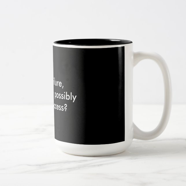 Falha, peça da caneca criativa do processo (Direita)