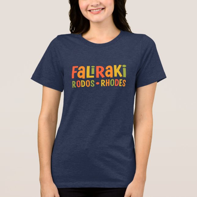 Faliraki Rhodes camisas e jaquetas (Frente)