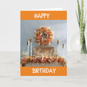 **FALL** ANIVERSÁRIO E OBRIGADO POR **MINHA CARTÃO