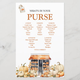 Fall Autumn Pumpkin She's Off The Market Purse
