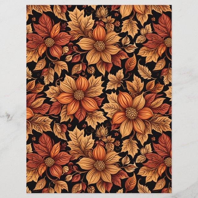 Fall Brown Floral (Frente)