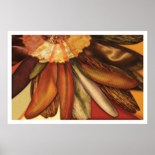 Fall Daisy Poster (Frente)