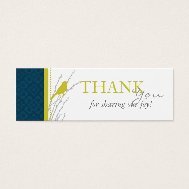 Fall Elegance TY Skinny Card (Frente)