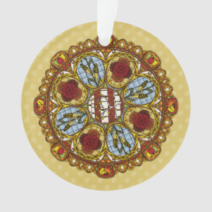 Fall Nouveau Ornamento acrílico