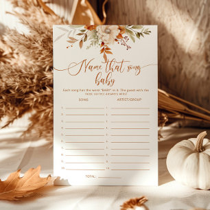 Fall rustic Name, esse jogo de chá de fraldas de m