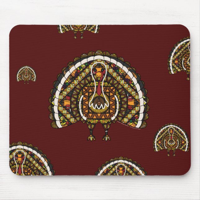 Fall Turkey Mousepad (Frente)