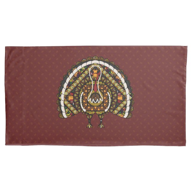 Fall Turkey Pillowcase (Frente)