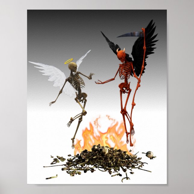 Fallen Angel Demon Devil Poster (Frente)