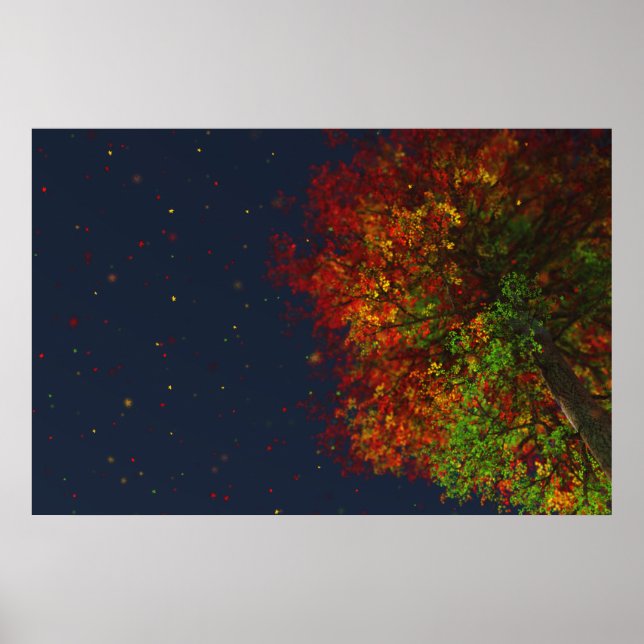 Falling Rainbow Impressão (Frente)