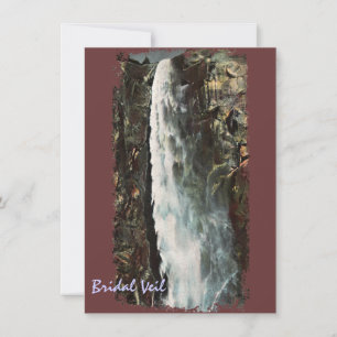 Falls Bridal, Yosemite Vintage Convite