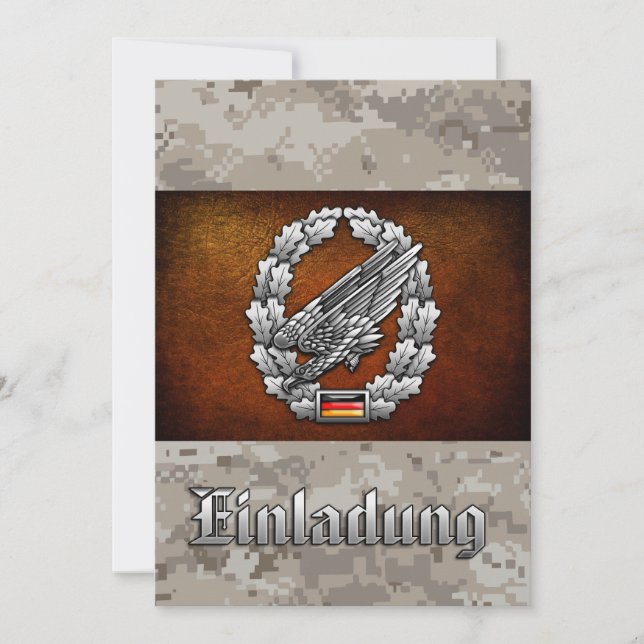 Fallschirmjägertruppe Barettabzeichen (Frente)