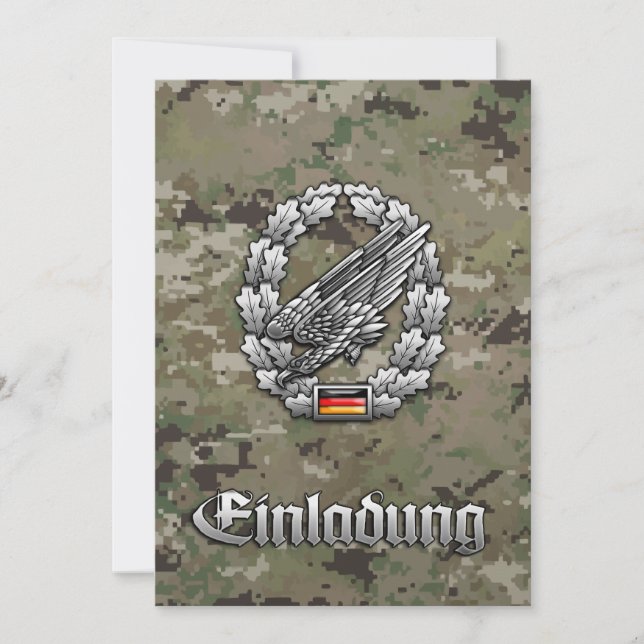 Fallschirmjägertruppe Barettabzeichen (Frente)