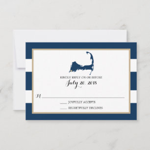 Falmouth Cape Cod com coração   RSVP Wedding