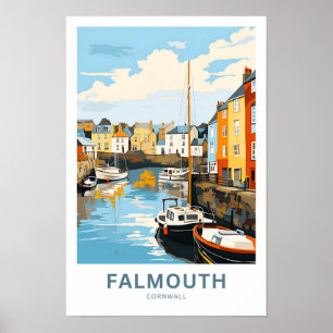 Falmouth Cornwall Viagem Impressão