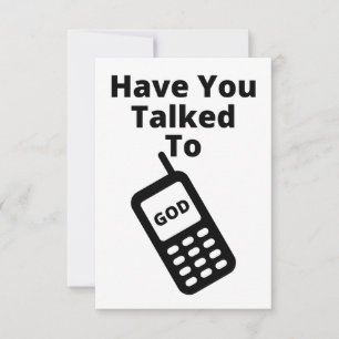 Falou Com Um Cartão De Saudação Simples?