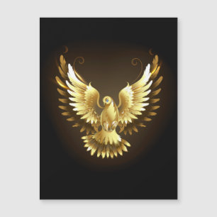 Falsa Paz Pombo Folha de Ouro em Preto