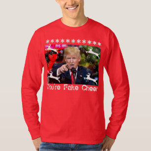 Falso Cheer, Donald Trump Camisa de Natal feia