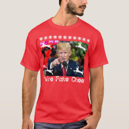 Falso Cheer, Donald Trump Feia Camisa De Natal
