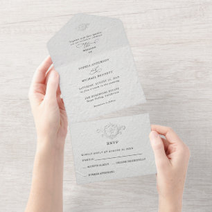 Falso Floral Em Relevo Casamento Tudo Em Um Invi