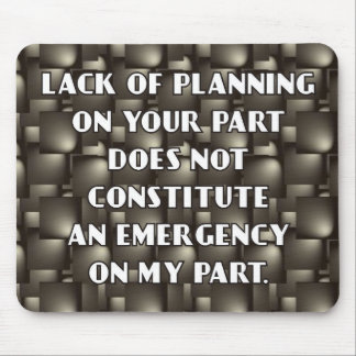Falta de planear Mousepad