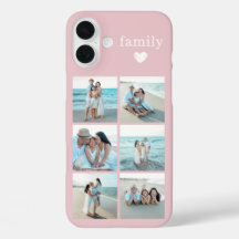 Família 6 Foto Rosa Bege