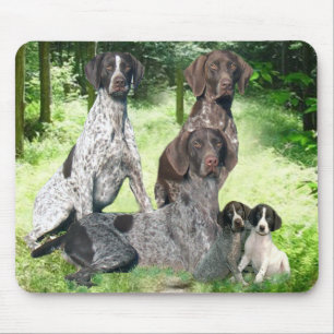 Família alemão Mousepad do ponteiro de cabelos