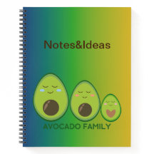 Família Avocado Cute
