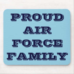 Família da Força Aérea Orgulhosa Mousepad