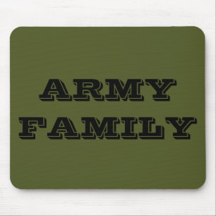 Família do Exército Mousepad