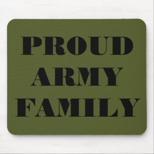 Família do Exército Orgulhoso de Mousepad