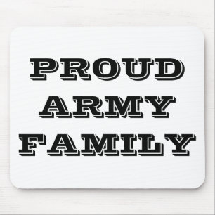 Família do Exército Orgulhoso de Mousepad