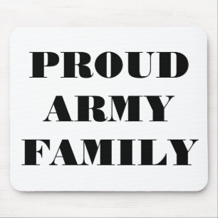 Família do Exército Orgulhoso de Mousepad