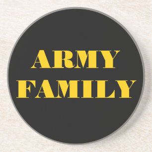 Família do Exército porta copos