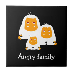 Família irritada Macacos design T-Shirt Bath Mat