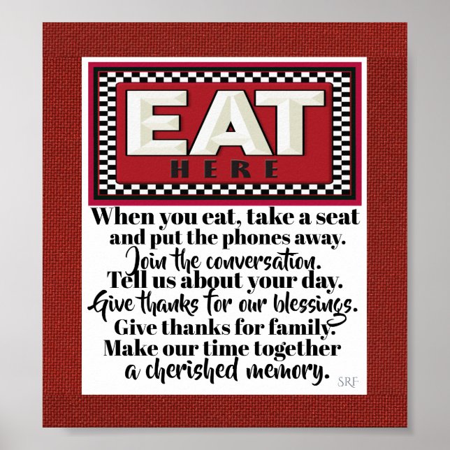 Família Kitchen Poster 3 (Frente)