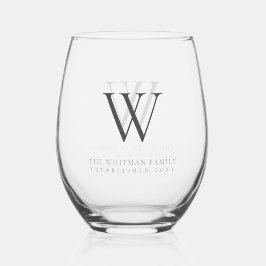 Família Monograma Nome Moderno