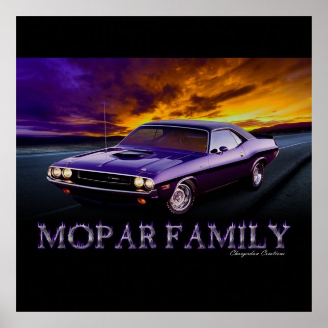 FAMÍLIA MOPAR GRANDE POSTER (Frente)