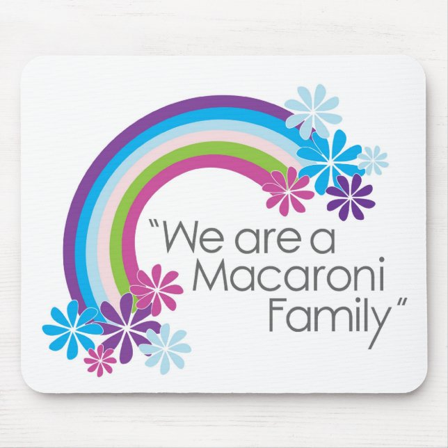 Família Mousepad do macarrão (Frente)