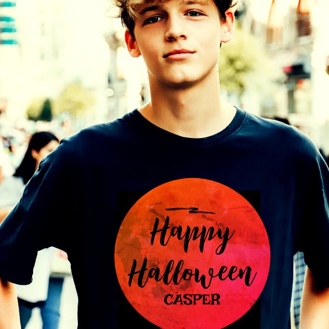 Família Negra e Laranja Cochando no Dia das Bruxas (Criador carregado)