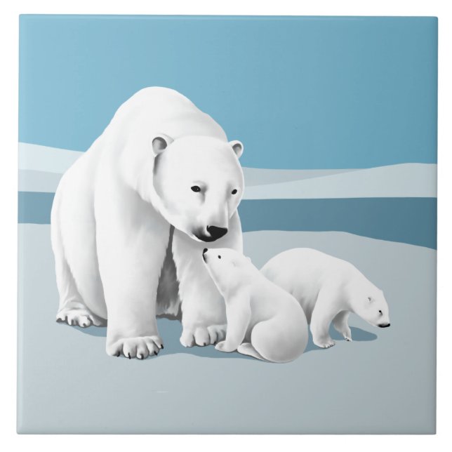 Família Polar Bear (Frente)