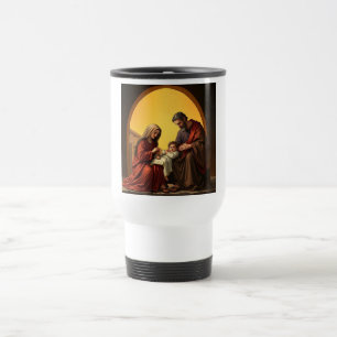 Família Santa, Jesus Maria e Caneca de viagem Jose