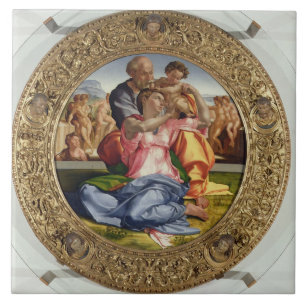 Família santamente com St John (Doni Tondo),