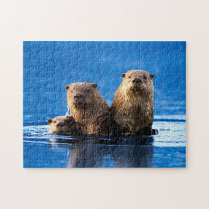 Família Sea Otter, Quebra-cabeça de Jigsaw