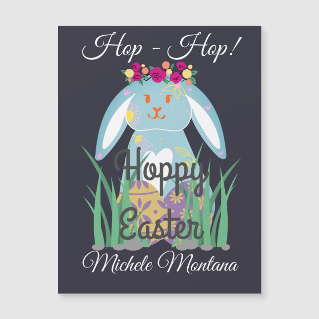 família simples de Felzs pascoa de coelho de pásco (Frente)