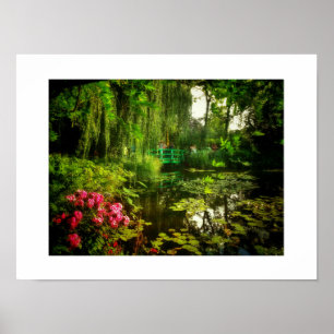 Familiar Claude Monet Giverny Lily Pond Poster