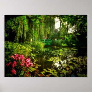 Familiar Claude Monet Giverny Pond Lily Poster