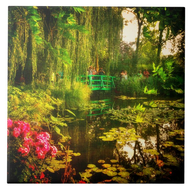 Familiares Claude Monet Giverny Pond Lily (Frente)