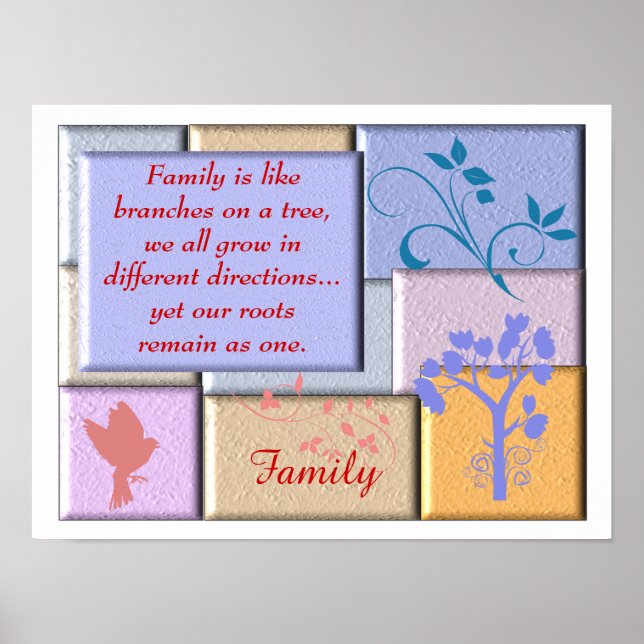 Family Quote - Poster (Frente)