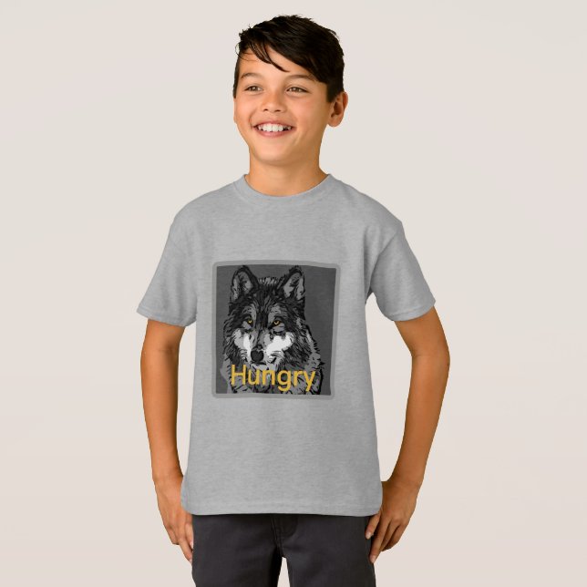 Faminto - Camiseta Básica Infantil (Frente Completa)